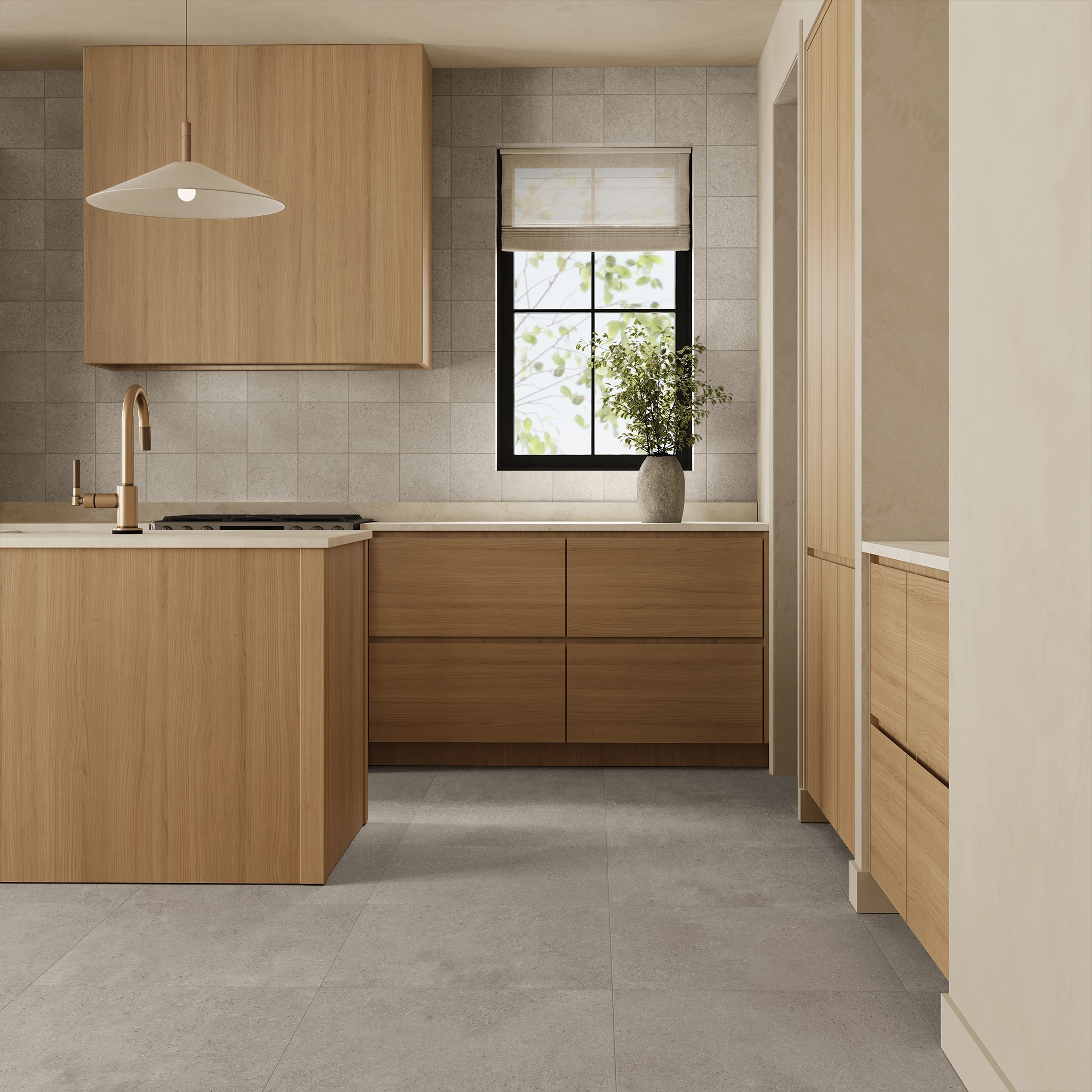 Terramar Terre Porcelain Tile Exterior Wall Cladding visualization by Planchers 1867